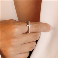 Anillo Amen Mujer Croci in Plata Zircone RCRLUBBZ3 - RCRLUBBZ3